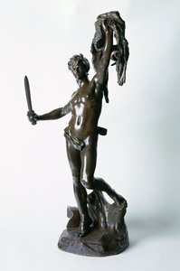 ジェイソンと金の羊毛」1884年頃（ブロンズ 作： Alfred Desire Lanson