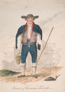テネリフェ島ミラデロの農民 作： Alfred Diston