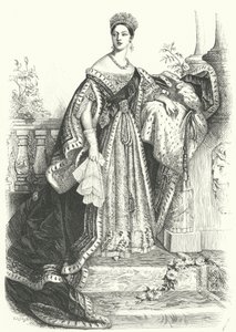 ヴィクトリア女王（彫刻 作： Alfred Edward (after) Chalon