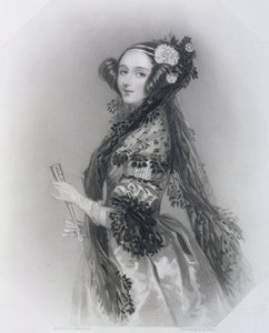 オーガスタ・エイダ・キング、ラブレス伯爵（1815-52）、1852 作： Alfred Edward Chalon