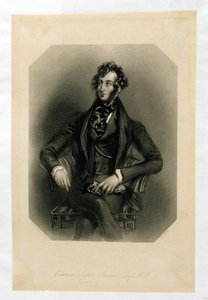 エドワードリットンブルワー（1803-73年）、Hクックの彫刻 作： Alfred Edward Chalon