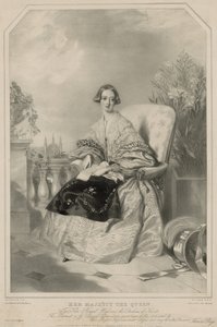 ビクトリア女王 作： Alfred Edward Chalon