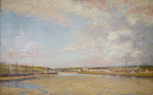 レラント出身のヘイル、コーンウォール、1892年。 作： Alfred Edward East