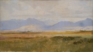 ハーレフの湾」、1864年～1913年 作： Alfred Edward East