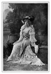 マリースタッドホルム、イギリスの演劇女優、1901年。