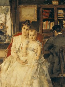 All Happiness（Family Scene）c.1880