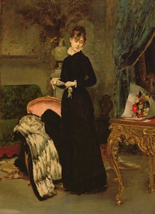 Miss de Rohanの肖像 作： Alfred Emile Stevens