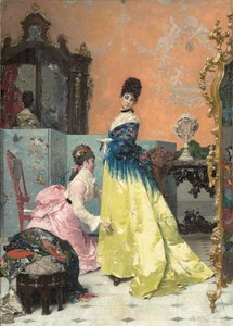 フィッティング、 作： Alfred Emile Stevens