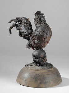 1908-14年頃の「サム・ウィルソン煙突」のための9つのマケットのうちの1つ（石膏とシェラック）（876021も参照 作： Alfred Gilbert