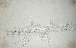 モスクワ、1827 作： Alfred Gomersal Vickers