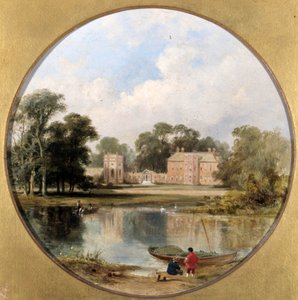 オーリンズハウス、1840年頃 作： Alfred Gomersal Vickers