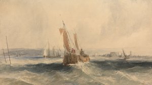 ワイト島から発送 作： Alfred Gomersal Vickers