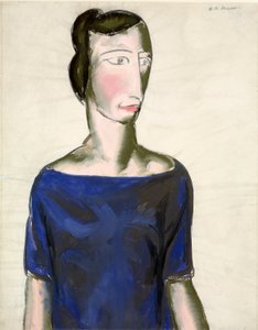 少女の肖像 作： Alfred H. Maurer