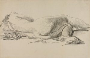 リクライニング・ヌード 作： Alfred H. Maurer