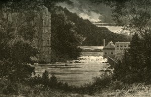 「滝の下のパサイク」、1874年。 作： Alfred Harral