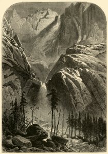 「ヨセミテの滝」、1872 年。 作： Alfred Harral
