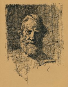 ポートレートスケッチ、c1895、1896 作： Alfred Hartley