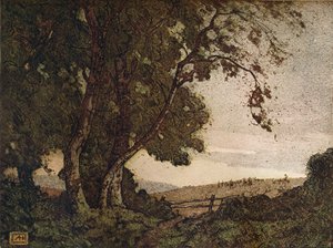 垂れ下がる灰、c1910 作： Alfred Hartley