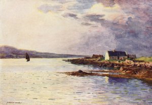 来る嵐、ベルトラボーイ湾 作： Alfred Heaton Cooper