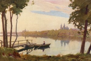 デンマーク: ヴィボー大聖堂 (カラー リソ) 作： Alfred Heaton Cooper
