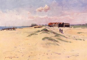 サウスウォルドビーチ、サフォーク 作： Alfred Heaton Cooper