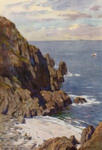 Kullen Rocks、モール、Kattegatt 作： Alfred Heaton Cooper