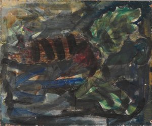 リンゴとナッツ 作： Alfred Henry Maurer