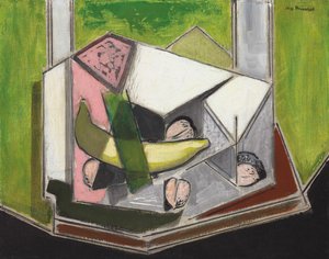キュビズム静物 作： Alfred Henry Maurer