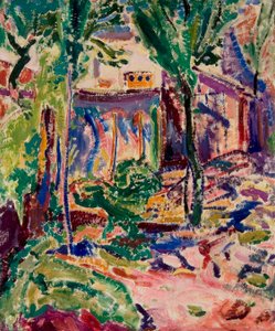 家のある風景 作： Alfred Henry Maurer