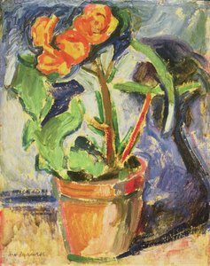 花のポット 作： Alfred Henry Maurer