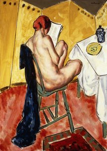 イエロースクリーン、 作： Alfred Henry Maurer