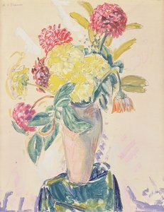 ジニアス、1926年頃（紙、WC、ガッシュ、木炭） 作： Alfred Henry Maurer