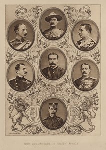 ボーア戦争で南アフリカに駐留したイギリス軍の司令官たち 作： Alfred Hugh Fisher
