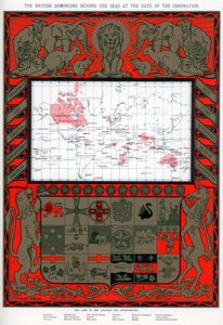 戴冠式の日に海を越えたイギリス領、1902 作： Alfred Hugh Fisher