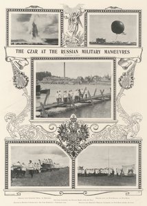 ロシアの軍事演習での皇帝 作： Alfred Hugh Fisher