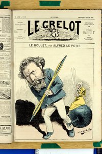 Le Grelot」119号の表紙、Satirique en Colours 作： Alfred Le Petit