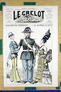 Le Grelot」167号の表紙、Satirique en Couleurs 作： Alfred Le Petit