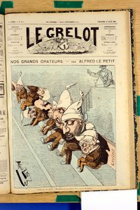 Le Grelot」175号の表紙、Satirique en Couleurs 作： Alfred Le Petit