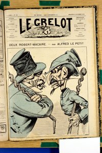 Le Grelot」189号の表紙、Satirique en Couleurs 作： Alfred Le Petit