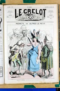 Le Grelot」67号の表紙、Satirique en Couleurs 作： Alfred Le Petit
