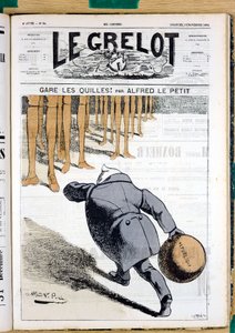 Le Grelot」84号の表紙、Satirique en Couleurs 作： Alfred Le Petit