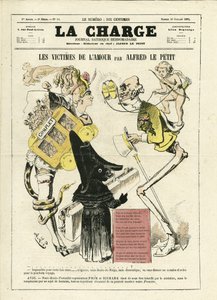 アルフレッド・ル・ペテ（1841-1909）による『La Charge』（1870年）14号の表紙のイラスト 作： Alfred Le Petit