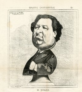 アルフレッド・ル・ペテ（1841-1909）が「ル・シャリヴァリ」に描いたイラスト 作： Alfred Le Petit