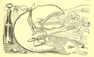 グロージャンのアルフレッド・ル・ペテ（1841-1909）とその治療法のイラスト