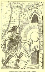 Gros-Jean et son cure』に掲載されたアルフレッド・ル・ピート（1841-1909）のイラスト 作： Alfred Le Petit