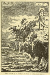 Gros-Jean et son cure』に掲載されたアルフレッド・ル・ピート（1841-1909）のイラスト