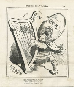 Le Charivari』に掲載されたアルフレッド・ル・ペテ（1841-1909）のイラスト 作： Alfred Le Petit