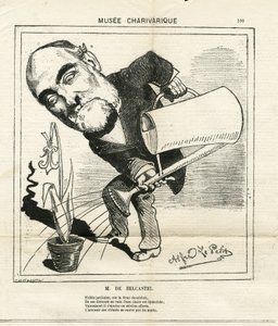 Le Charivari』に掲載されたアルフレッド・ル・ペテ（1841-1909）のイラスト 作： Alfred Le Petit