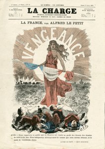 チャージ』（1870年）第18号、カラー・サティアー 作： Alfred Le Petit