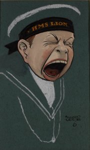 HMSライオン（水彩）